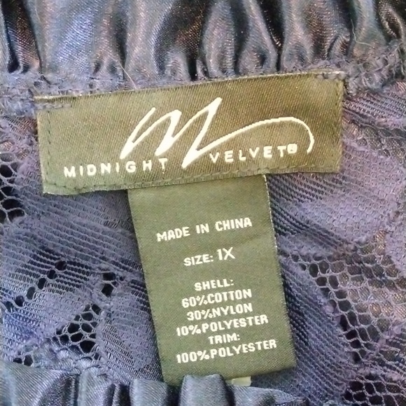 Midnight Velvet ladies royal blue evening wear - Picture 9 of 11